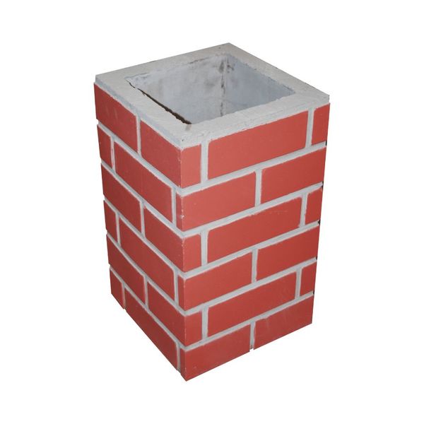 Duto Concreto Atacadão Lazer 30x30x50cm Tijolinho Ceramica